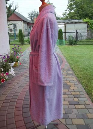 ( 50 р) bonmarche флисовый халат женский ( фиалка )4 фото