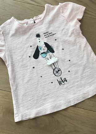 Футболка zara 18-24 m.