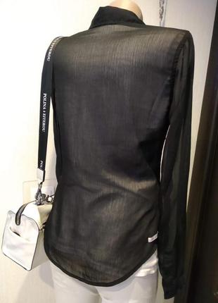 Шикарная лёгкая прозрачная блузка рубашка кофта