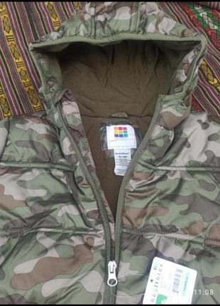 Камуфляжна куртка еврозима демісезонна хакі військовий курточка для хлопчика куртка весна3 фото