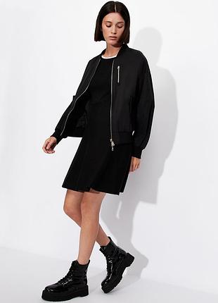 Чорне шерстяне плаття armani exchange