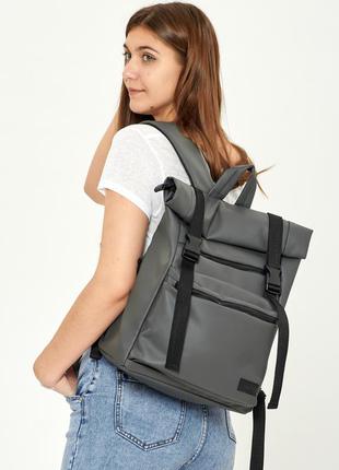 Жіночий стильний рюкзак rolltot для навчання, мега зручний/ стильний10 фото