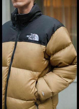 Пуховик куртка tnf 1996 nuptse jacket british khaki the north face2 фото