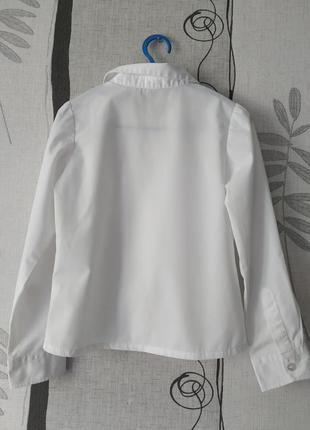 Блуза с длинным рукавом для девочки tu на 7 лет рост 122 см5 фото
