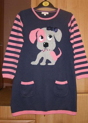 В'язане трикотажне плаття bluezoo, на 6-8 років