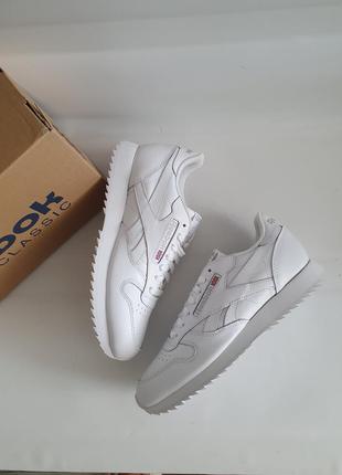 Кросівки reebok classic cl leather ripple dv8670 , кеді, кросівки