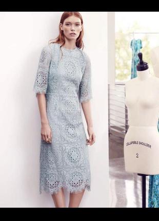 Платье кружевное гипюровое в стиле  zara
