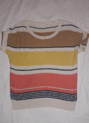 Футболка дрібна в'язка кольорова