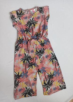 Літній комбінезон ропмпер на дівчинку 4-5 років ріст 110