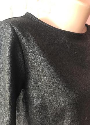 Шикарная блуза 👚 «эко» кожа4 фото