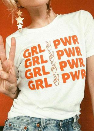 Футболка «grl power tee»