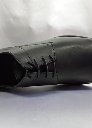 Классические кожаные туфли на шнурках rondo 39-45р.4 фото