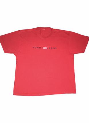 Хлопковая оверсайз футболка tommy hilfiger