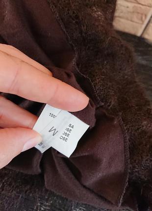 Итальянская ажурная вязанная шерстяная юбка мохер kaos размер м8 фото