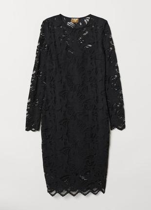 Шикарное вечернее кружевное платье-h&m-швеция1 фото