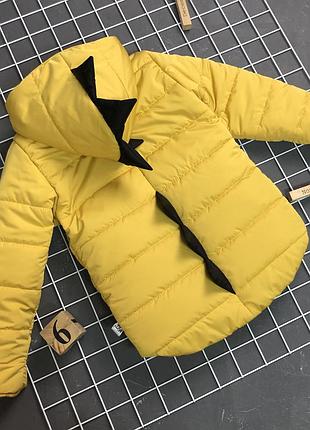 Куртка динозавр на флісі тепла та стильно