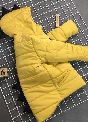 Куртка динозавр на флісі тепла та стильно