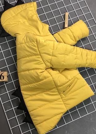 Куртка динозавр на флісі тепла та стильно