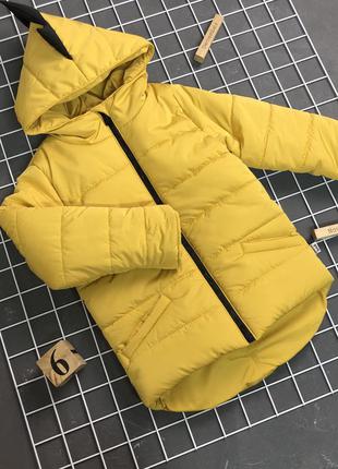 Куртка динозавр на флісі тепла та стильно