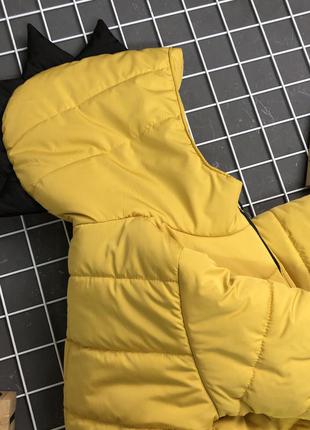 Куртка динозавр на флісі тепла та стильно