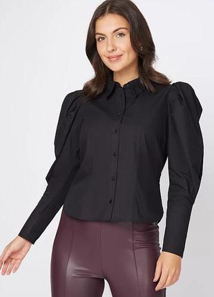 Блуза с объемными рукавам "george"1 фото