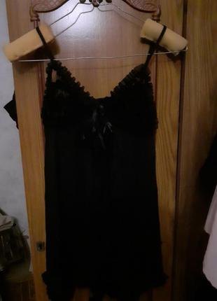 Прозорий Пеньюар з рюшами