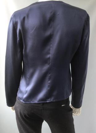 Красивая  шелковая блуза бренда emporio armani италия (100% шелк)3 фото
