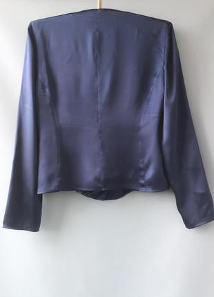 Красивая  шелковая блуза бренда emporio armani италия (100% шелк)4 фото
