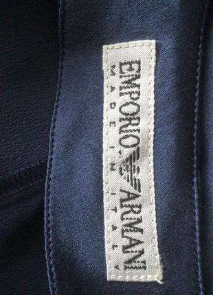 Красивая  шелковая блуза бренда emporio armani италия (100% шелк)5 фото