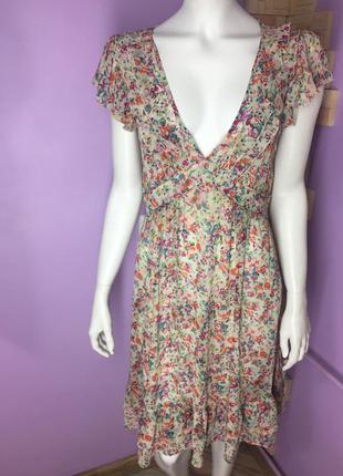 New look 46-48р прозрачное платье на пляж