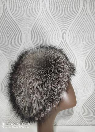 Шапка из чернобурки