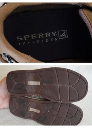 Шкіряні мокасини, топсайдеры фірми sperry ( сша) р. 28 устілка 18 см5 фото