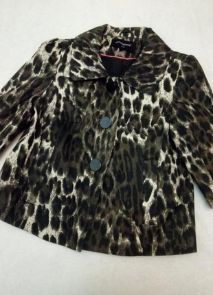 Пиджак жакет с леопардовым принтом atmosphere1 фото
