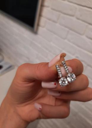 Серьги серебро 925проба