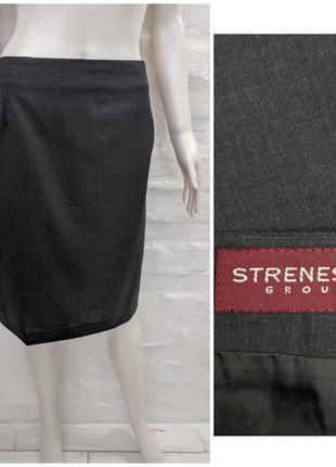 Strenesse элегантная лаконичная строгая юбка из тонкой шерсти1 фото