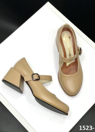 Туфли mary jane женские натуральная кожа