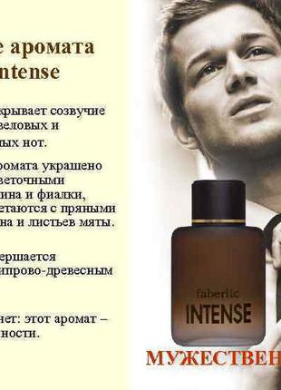 Туалетна вода для чоловіків intense 100 мл3 фото