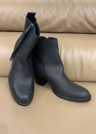 Ботинки женские кожаные осень 36,39 ботинки чёрные кожа 36,39