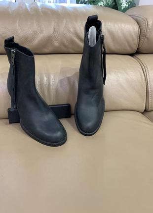 Ботинки женские кожаные осень 36,39 ботинки чёрные кожа 36,392 фото
