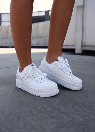 Кроссовки air force pixel white