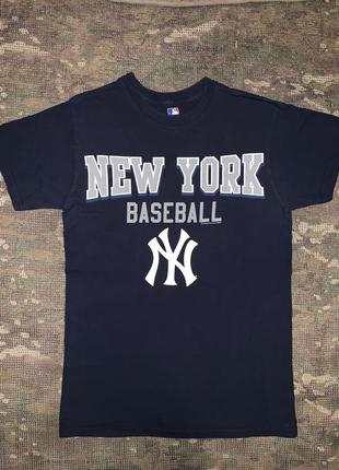 Футболка new york yankees baseball, officiall merchandise, оригинал, размер xs
