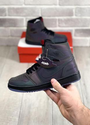 Кросівки nike air jordan full reflective 4