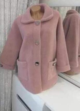 Курточка шубка с шерстью альпаки3 фото