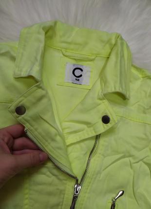 Куртка джинсовая, лимон, ветровка, подросток, девушка, xs, s, 158 рост2 фото