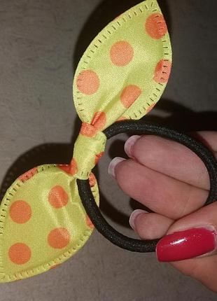 Резинка с бантиком