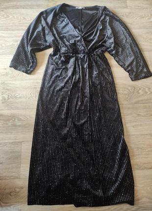 Вечернее платье на запах