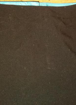 Юбка черная классика прямая полиэстр dorothy  perkins2 фото
