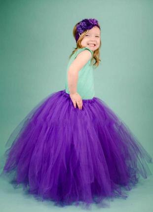Детская пышная фатиновая юбка пачка размер универсальный юбка для танцев юбка tu-tu