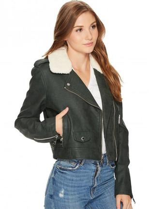 Xs,  levis, оригінал, куртка-косуха із знімним коміром із шерпи, демісезонна.