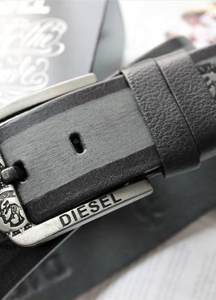 Мужской кожаный ремень для джинс